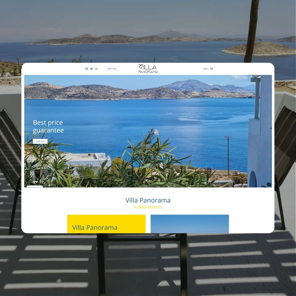 Κατασκευή ιστοσελίδας Δωμάτια Panorama Iraklia